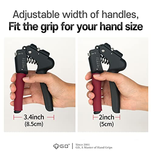 image for GD GRIP PRO Hand Grip Strengthener Adjustable gripper (Resistance : 29