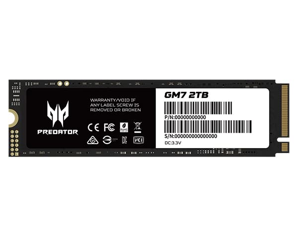 Amazon | Acer (エイサー) Predator GM7-2TB NVMe1.4 ゲーミングSSD 
