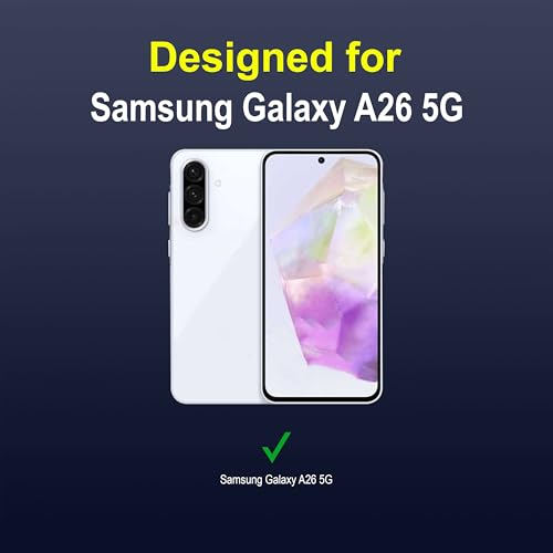 Image of Zapcase Back Case Cover for Samsung Galaxy A26 5G | Compatible for Samsung Galaxy A26 5G Back Cover | Liquid Silicon Magic Case with Camera Protection | Sapphire