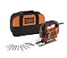Produktbild Black+Decker Stichsäge (mit AutoSelect Technologie, 620W, max. 90 mm Schnitttiefe, Softgriff, Sight-Line-Kanal, Schutzbügel, inklusive 10 Sägeblätter und Softtasche) KS901SESA2
