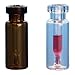JG Finneran Interlocked 30211-1232A Borosilicate Glass Limited Volume Standard Opening Crimp Style Vials, Amber, 300ÂµL Capacity (Case of 100)