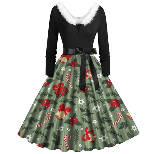 Damen Weihnachtspullover Festlich Fashion Weihnachtskleider...