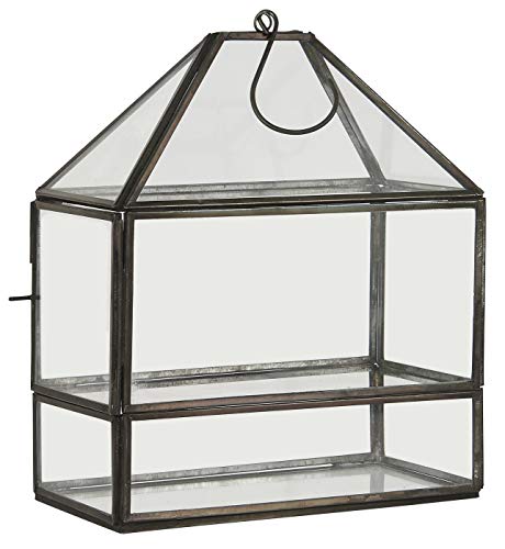 IB Laursen Laterne Norr Groß – Romantische Metall-Glas-Laterne Für Stumpenkerzen (ca. 31x16x16 Cm)