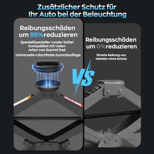 IMAYCC Wagenheber 2.5T/2500kg,Universelle Scherenwagenheber für BMW Auto mit 2Pcs Gummiauflage BMW,Tragbarer Wagenheber mit Radmutternschlüssel, Auto-Notfallset für BMW Serie1/3/5/6/7/Z/X
