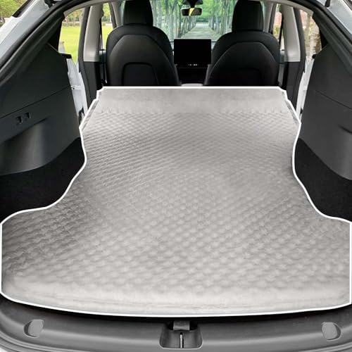 Car Inflatable Mattress for Tesla Model Inflate/Deflate Model Y Bed Mattress with Pillow Camping Mat Self Inflating Memory Foam Sleeping Pad Model Y Back Seat Air Mattress for Camping Travel Hiking