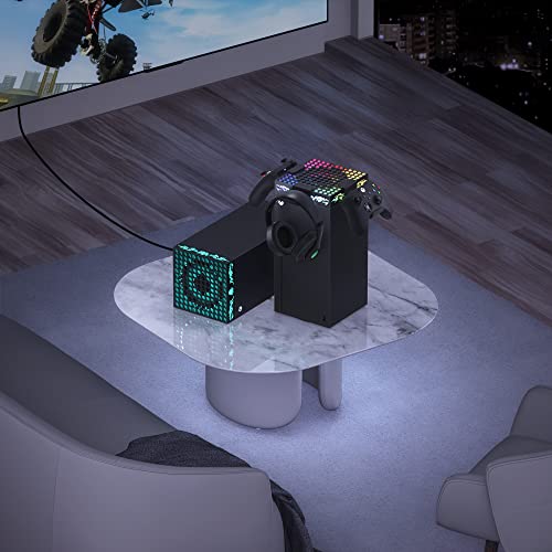 Narati Cooling Fan For Xbox Series X With Rgb Led Light, Fan Cooling System, 1800 Rpm 3 Gears Adjustable Fan Speed, 200+ Light Effects With Remote Control For Xbox Series X Accessories #TOP5