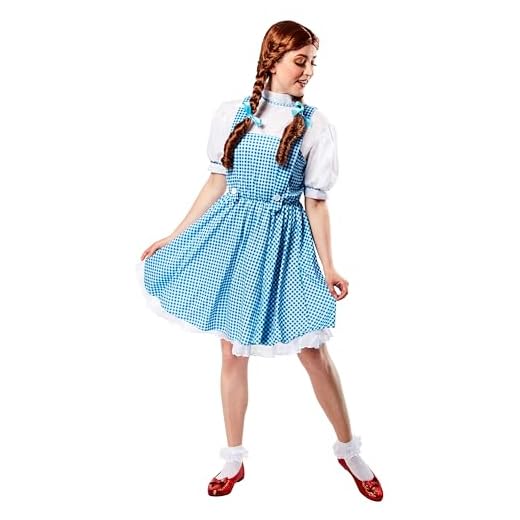 Rubies, Disfraz oficial de Dorothy del Mago de Oz, para adultos, talla grande, marca Rubies , Modelos/colores Surtidos, 1 Unidad