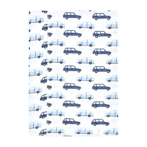 Image of Hudson Baby Unisex Baby Cotton Poly Flannel Burp Cloths, City Life 7 Pack, One Size
