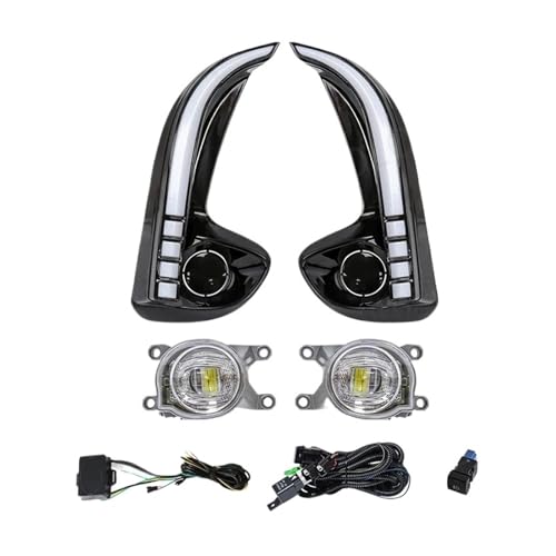 Phares antibrouillard pour Toyota Yaris et Vios 2020-2022 avec feux de jour DRL LED