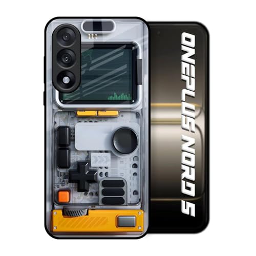 Image of Designer Tempered Glass Back Case Cover Compatible with OnePlus Nord 5 5G | Visionary Display
