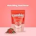 Strawberry Hard Candy Individually Wrapped – Halloween Candy Bulk with Fruit-Filled Center, 2 lbs Bon Bons for Piñata Filler, Candy Bags, Party Favors