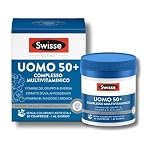 SWISSE Ultivit - Multivitaminico Completo Uomo 50+ con Magnesio Vitamine e Ferro per Supporto a Sistema Immunitario Adulti e Metabolismo Energetico, Integratori Alimentari Made in Italy, 30 Compresse
