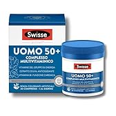 SWISSE Ultivit - Multivitaminico Completo Uomo 50+ con Magnesio Vitamine e Ferro per Supporto a Sistema Immunitario Adulti e Metabolismo Energetico, Integratori Alimentari Made in Italy, 30 Compresse
