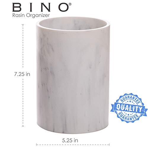 image for BINO Kitchen Utensil Holder for Countertop, Matte Marble - Utensil Cad