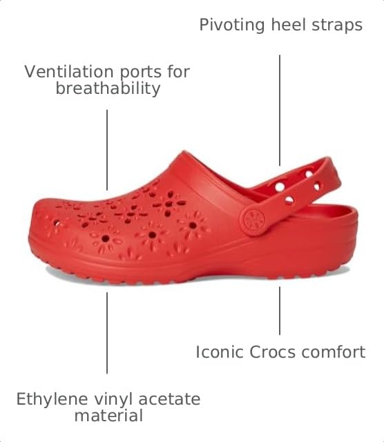 Image of Crocs Unisex Adult Floral Classic Clogs