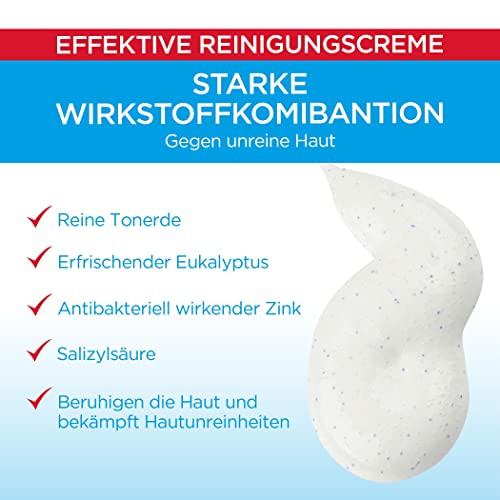 Garnier Hautklar 3 in 1 Gesichtsreinigung für unreine Haut, Reinigung, Peeling und Maske, Mit Salizylsäure und Tonerde… - Image 5