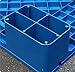 Aimery Plastic Pallets，Warehouse Moisture Proof Pad，Modular Platform, Stackable Modular, Stackable Goods, Cartons, Oil Drums, Buckets (Size : 11.8 * 15.7 * 4.7in)