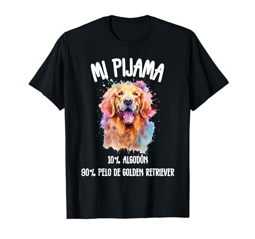 Perro golden retriever regalo humor pijama camiseta