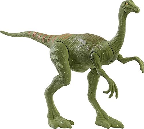 Jurassic World Fuerza Feroz Gallimimus Dinosaurio articulado, figura de juguete para niños (Mattel GWN37)