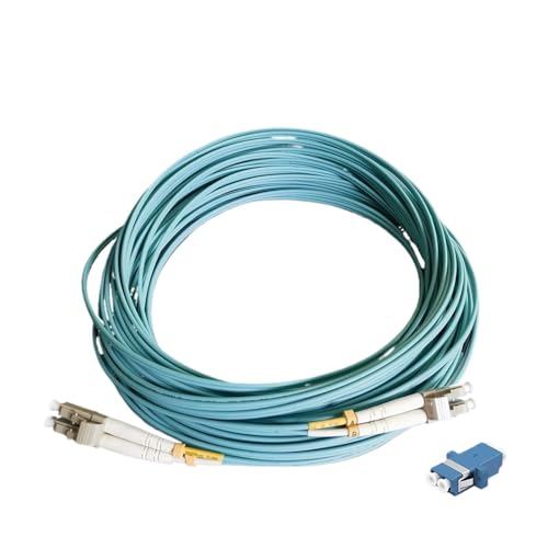 Câble fibre optique OM4 LC/UPC résout les pertes de signal réseau intérieur 15m