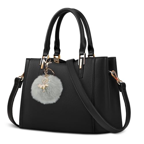 Purses for Women Leather Handbags Waterproof Top Handle Bag Small...