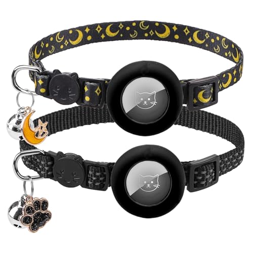 PUPTECK �L ��� airtag gps ��� �G�A�^�O �Z�[�t�e�B�o�b�N�� ���S ���q�h�~ ���߉\ 2�Z�b�g ���� ��t�� �l�C ���� �y�� ���ˍޕt�� �L��փX�g���X�t���[ �y�b�g �q�L �i�u���b�N�j