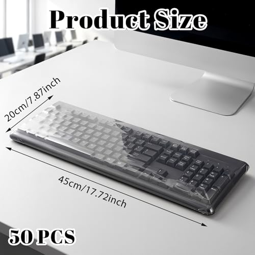 50 protectores de teclado desechables universales miniatura 2