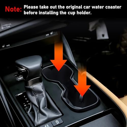 Portavasos compatible con Lexus ES y NX 2023-2025 miniatura 4