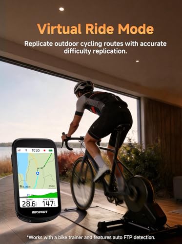 Image of iGPSPORT BSC500 GPS Bike Computer, 3.3'' Touchscreen MAP & Voice Navigation Ebike Mode Climb Training Function