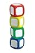 Learning Advantage Magnetic Dry-Erase Dice, 2"H x 2"W x 2"D, Assorted Colors, Pack of 4