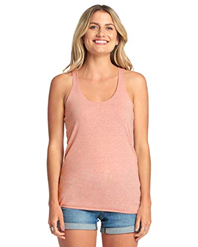 Next Level Women's Triblend Racerback Tank Top - Vintage Pink, Medium - Super Soft