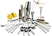 SKYFISH Bar Set 32-Pieces Cocktail Shaker Set: All-In-One Premium Bartender Kit for Home and Bar - Bartender Mixing Barware Set.