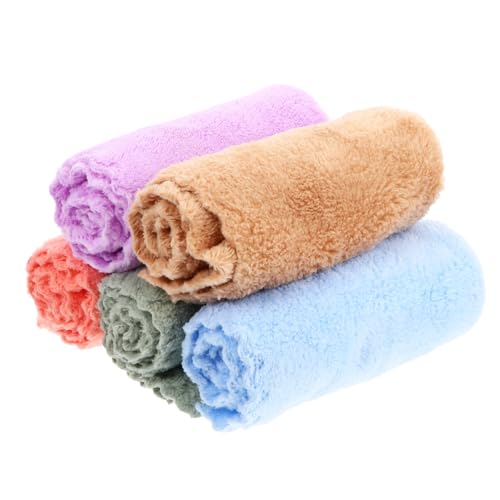 TOYANDONA 10 piezas Toallas de Coral Suave para Unidades Toallas Absorbentes y Transpirables para Recién Nacidos para Baño Infantil y Cuidado Diario