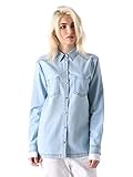 Merkmale: Farbe: Blau Modell: C-LUT-A CAMICIA Material: 100% Baumwolle Maschinenwäsche: 30° C Details: Trendige Denimbluse aus der Diesel Kollektion Knopfleiste mit silberfarbenen Knöpfen Vorne Denimstoff, hinten weißer Shirtstoff Die Ärmel sind doppelt, innen Shirtstoff, aussen Denimstoff Super Qualität und tolle Passform Sportlich und Elegant An der linken Brusttasche das Metall-Logo von Diesel