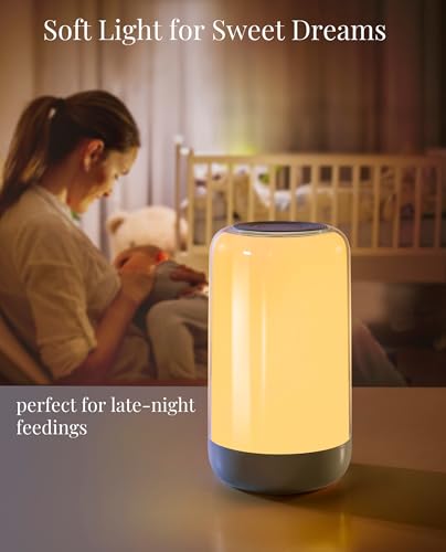 Lámpara de noche recargable portátil con luz LED RGB miniatura 6