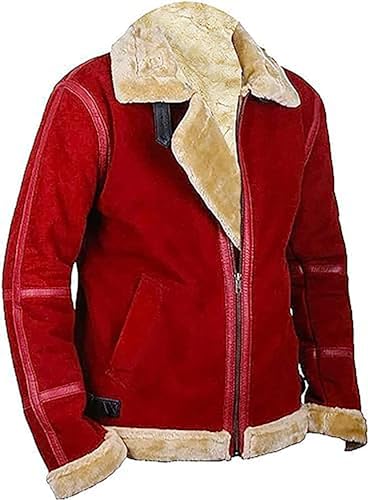 Fancyd Ryan Reynolds Spirited Shearling Leather Jacket