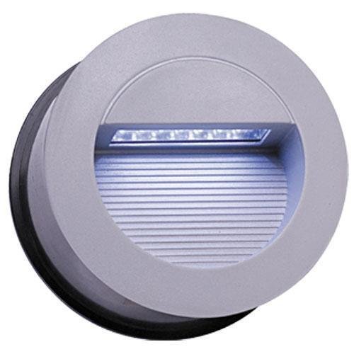 Knightsbridge NH017W Round Led Recessed Outdoor Wall Light