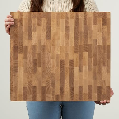Tabla de Cortar Premium de Madera Personalization Universe 18 cm x 16 cm x 1.75 cm - Artesanal de Madera maciza norteamericana con patas - Tabla para charcutería / regalo de boda - Hecha en USA miniatura 2