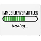 JUNIWORDS Mauspad Mousepad, Immobilienvermittler Loading (6200816)