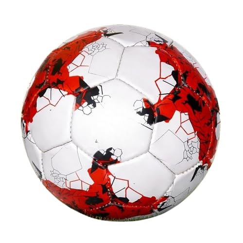 Image of Playzoo Football for All Ages Suited for The Grass Fields | Suitable for Grass |Practice Ball | Soccer Ball | for Men /Women | Football Size - 5 (Design2)