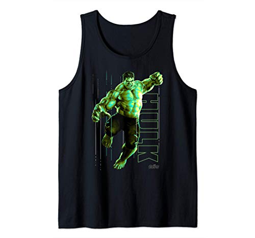 Marvel Infinity War Incredible Hulk Jump Smash Camiseta sin Mangas