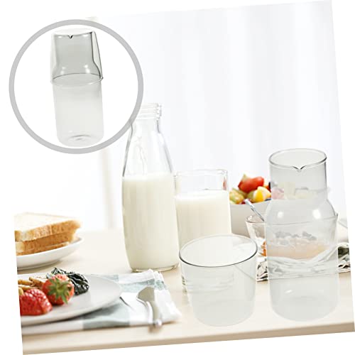 Zerodeko vaso de vidrio gris transparente para beber miniatura 6