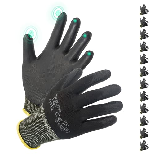 S SATC Safety Work Gloves for Men and Women-12 Pairs,
