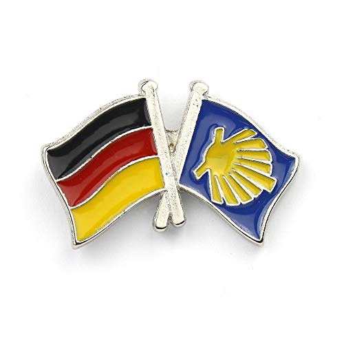 Preisvergleich Produktbild Pin / Anstecker Camino Deutschland Flagge