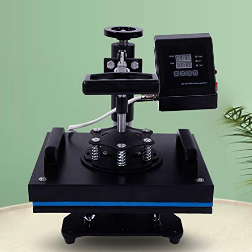 WFIETN - Prensa de calor de 650 W, máquina de estampado en caliente de 360 °, máquina de prensa de calor de control inteligente, máquina de prensa de camisetas de presión ajustable para hogares WFIETN - Prensa de calor de 650 W, máquina de estampado en caliente de 360 °, máquina de prensa de calor de control inteligente, máquina de prensa de camisetas de presión ajustable para hogares