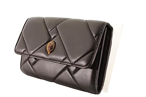 Kurt Geiger Kensington Chain Wallet black leather shoulder bag