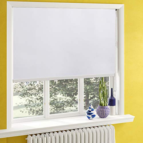 Keego Window Shades Black Out for Bedroom Room Darkening Roller Shades with Back