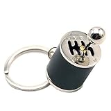 Kreative Autoteil Modell Getriebe Metall Schlüsselanhänger Schaltgetriebe Schalthebel Keyring Schwarz