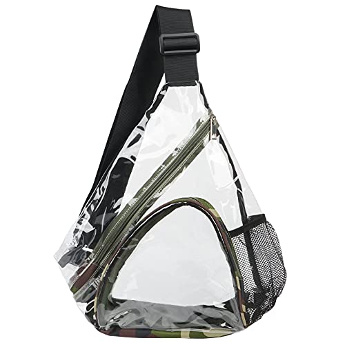 HULISEN Clear Sling Bag, Clear Bag Stadium Approved, Transparent ...