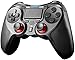 Price comparison product image JAMSWALL PS4 Controller, Wireless PC Controller, Touch Panel Gamepad with Dual Vibration and Audio Function, Non-Slip Grip and LED Touch Panel, Black